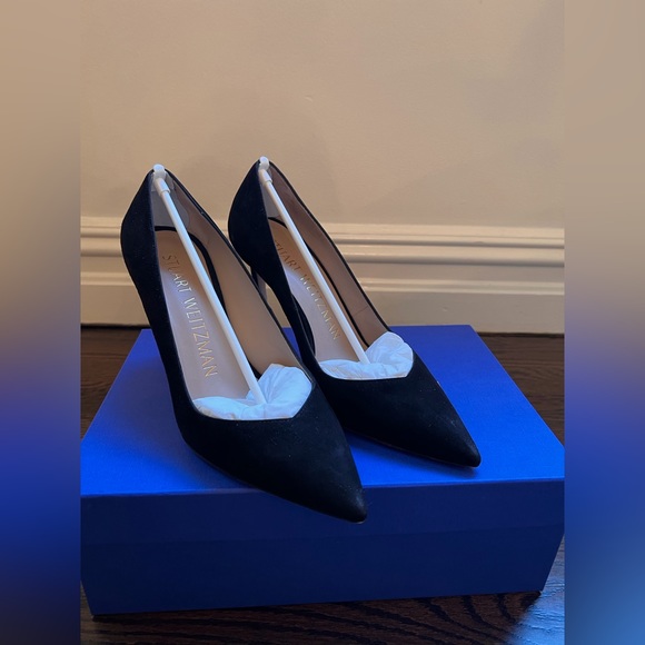 Stuart Weitzman Anny Pumps Black Heels - Picture 4 of 10